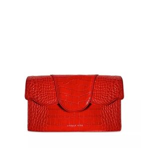 LISELLE KISSAllie Embossed Leather Clutch